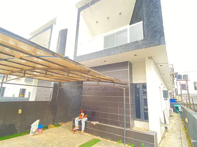 Good Deal! Lovely 4 Bedroom Semi Detached Duplex with BQ — Lekki Palm City Estate, Ajah, Lagos