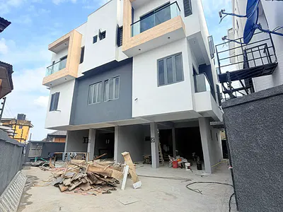 Newly Built 4 Bedroom Semi Detached Duplex with a Room BQ — Maryland, Lagos