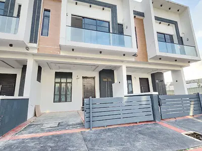 Brand New Self Compound 3 Bedrooms Terraced Duplex with BQ — Ikota, Lekki, Lagos