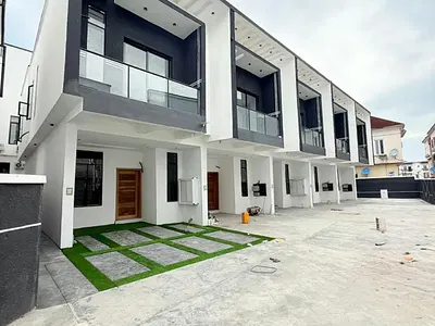 High-End 3 Bedroom Terrace Duplex with Balcony in a Secured Estate — Chevron, Lekki, Lagos