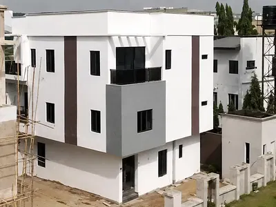 5 Bedroom Detached Duplex with BQ and Gym — Guzape District, Abuja