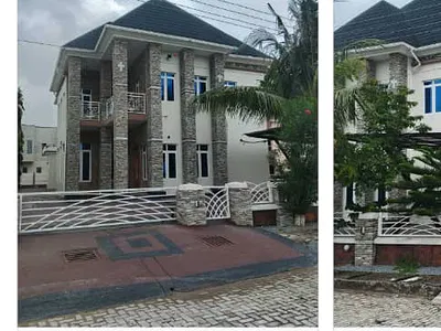 6 Bedroom Fully Detached Duplex with a Detached Bq, Chàplin Court Estate, Abraham Adesanya, Ogombo Road, Lagos State, Lekki, Lagos, Detached Duplex for Sale