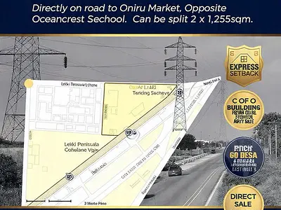 2, 500SQM and 3, 000SQM Mixed-Use Land Backing Express and Facing Express — Oniru Road Lekki, Lekki, Lagos