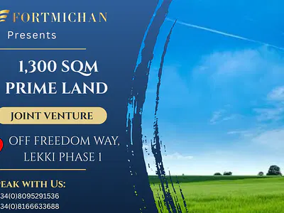 1, 300 SQM Prime Land — Lekki, Lagos