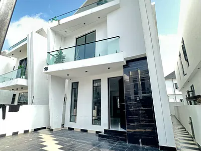 Newly Constructed 4 Bedroom Detached Duplex with BQ — Lekki, Lagos