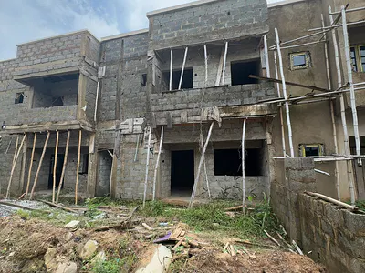 3 Bedroom Terrace Duplex (Carcass) — Lugbe District, Abuja