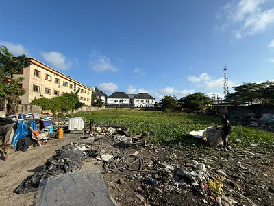 Land Facing the Express Road for Lease Minimum of 5 to 7yrs — By Oral Estate, Ikota, Lekki, Lagos