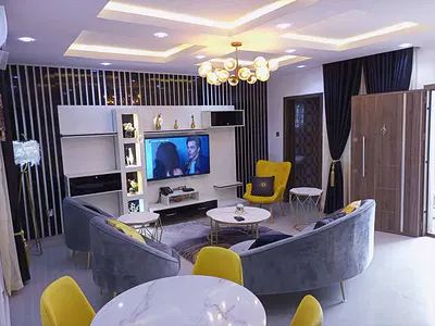 1 Bedroom Serviced Flat with En-Suite Bathroom -Yellow — Beside Channels Television Opic, Ojodu Berger, Ojodu, Lagos