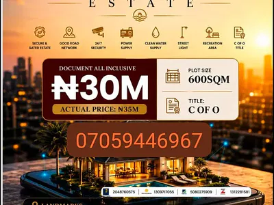 Residential Land Plots — Oshoroko, Ibeju Lekki, Lagos
