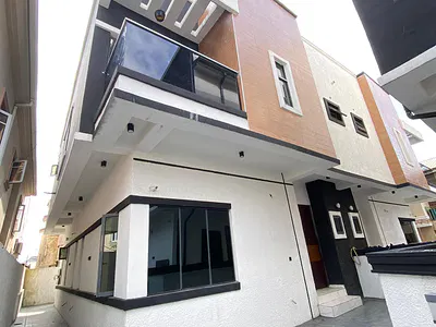 Brand New 4 Bedroom Spacious Semi Detached Duplex with BQ — Chevron Drive, Chevron, Lekki, Lagos