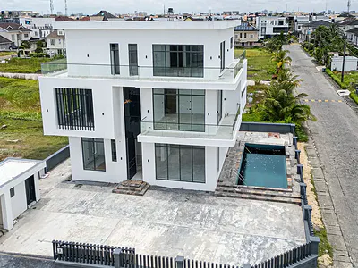 5 Bedroom House with Swimming Pool — Victory Park Estate, Osapa, Lekki, Lagos
