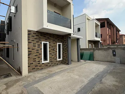Newly Built 4 Bedroom Detached Duplex with BQ — Ogba, Ikeja, Lagos