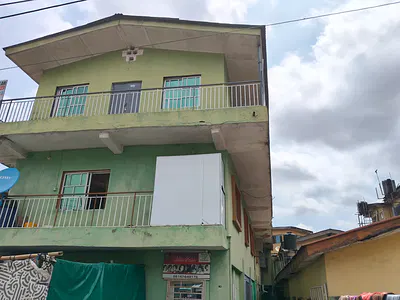 Vacant Newly Renovated 2 Bedroom First Floor Flat with Personal Stair — Yaba, Lagos