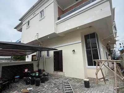 Sharp Renovated 4 Bedroom Duplex with BQ Secured Estate — Lekki, Lagos
