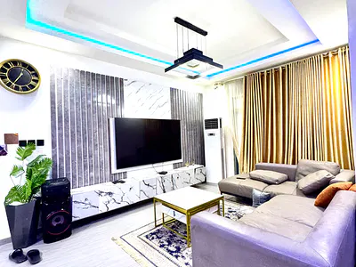 Fully Furnished 2 Bedroom Apartment with a BQ and Solar Inveter — Lekki, Lagos