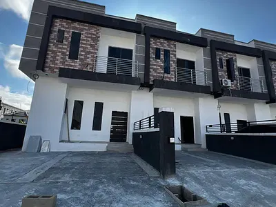 A Well Built 2 Bedroom Terrace with 1BQ, Balcony with Good Access Road — Ajah, Lagos