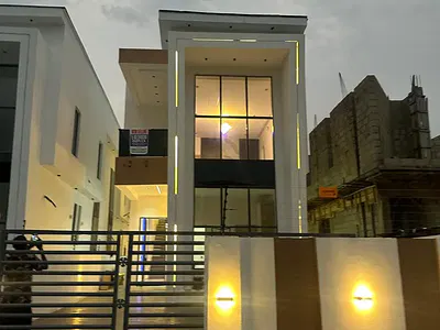 Well- Cooked 5 Bedroom Fully Detached Duplex with Swimming Pool and BQ — Lekki Palm City, Ajah, Lagos