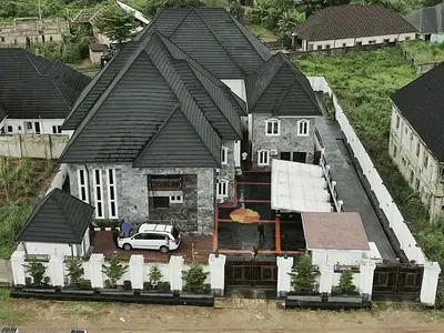 6 Bedroom Luxury Duplex with 2 Bedroom BQ — Located at Crown Prince Estate, Behind Rochas Foundation, Orji, Owerri Municipal, Imo