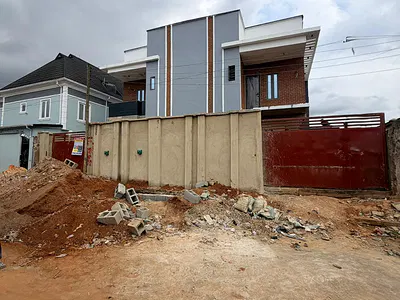 Nicely Built 3 Bedroom Semi Detached Duplex with BQ — Fagba, Agege, Lagos