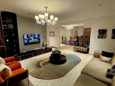 3 Bedroom Luxury Waterfront Apartment with BQ, Pool — Ikoyi, Lagos