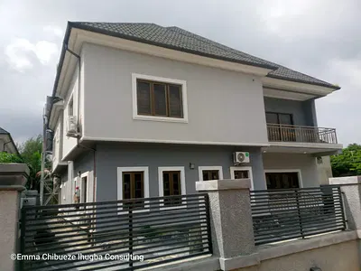 Well Finished 4 Bedroom Duplex Attached with BQ — By Nut Lugbe Abuja, Sabon Lugbe, Lugbe District, Abuja