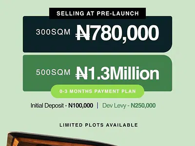 Land Free From Government Acquisitions — Owode Abeokuta Express Way, Abeokuta North, Ogun