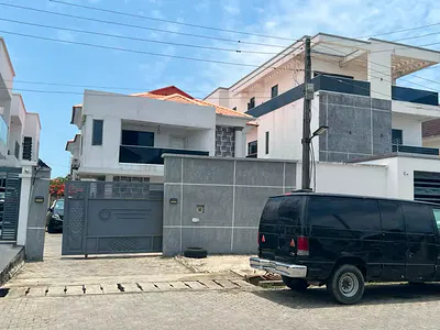5 Bedroom Detached Duplex with TV Room, 2 BQS — Lekki, Lagos