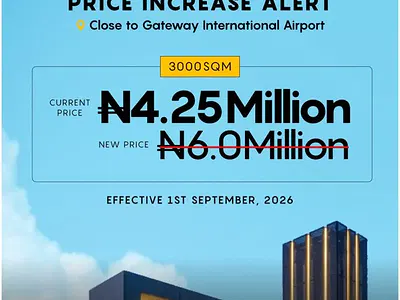 Land at Gateway International Airport — Behind Gateway International Airport, Owode, Obafemi Owode, Ogun