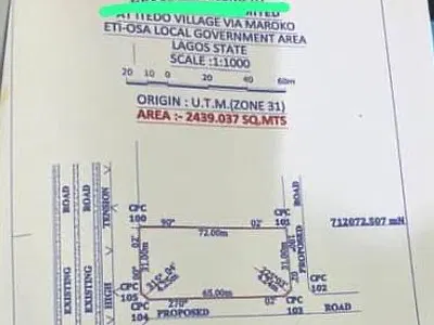 2400SQM Residential Land — Freedom Way, Lekki Phase 1, Lekki, Lagos