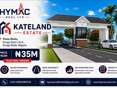 Residential Land — Kate Land Estate, Trans Ekulu, Enugu, Enugu