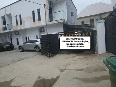 Beautifully Built, Self Compound 2 Bedroom Terrace Duplex, 2min Drive — 2mins Drive to Lekki Ajah Expressway, Ajah, Lagos