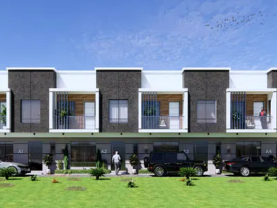 3 Bedroom Terraced Duplex with BQ — Surulere, Lagos