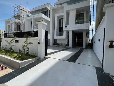 Outstanding 5-Bedroom Fully Detached Duplex with BQ, Pool, Cinema — Lekki Phase 1, Lekki, Lagos