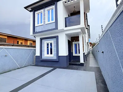Newly Built 4 Bedroom Fully Detached Duplex with a Room BQ — Ikeja, Lagos