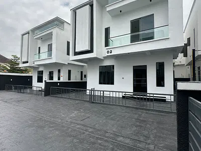 Luxury 4 Bedroom Fully Detached Duolex with BQ in a Secured Environ — Lekki, Lagos