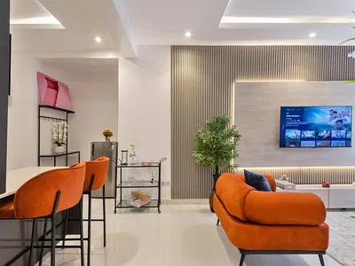 Luxury Furnished 2 Bedroom Apartment + Swimming Pool, Gym — Chisco Bustop Ap Station, Ikate Elegushi, Lekki, Lagos