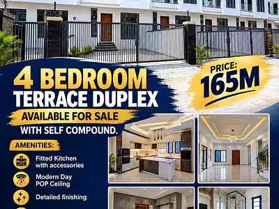4 Bedroom Terrace Duplex — Ikota, Lekki, Lagos