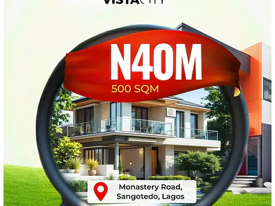 Land with C of O — Monastery Road, Sangotedo, Ajah, Lagos