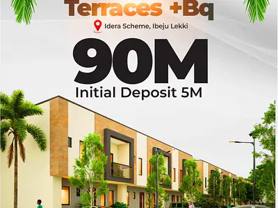 3-Bedroom Terraced Duplex with BQ — Celebration Parkland Estate & Resort, Eleko, Ibeju Lekki, Lagos