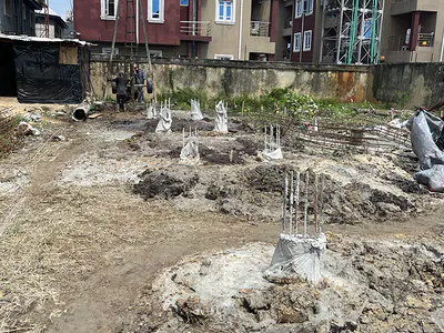 695SQM of Land with Already Done Piles Foundation — Ajah, Lagos