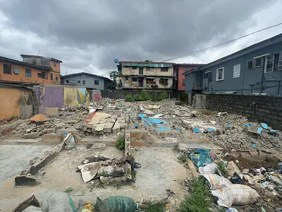 Full Plot of Land — Off Gbadamosi Bustop Surulere Lagos, Ijeshatedo, Surulere, Lagos