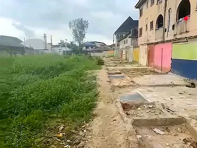 Fenced 4 Plots of Land in a Secure Neigborhood — Stadium Road, Port Harcourt, Rivers