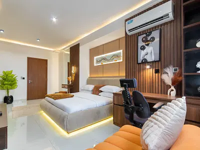 Luxury 2 Bedroom Maisonette with Ensuite Rooms and Netflix — Lekki, Lagos