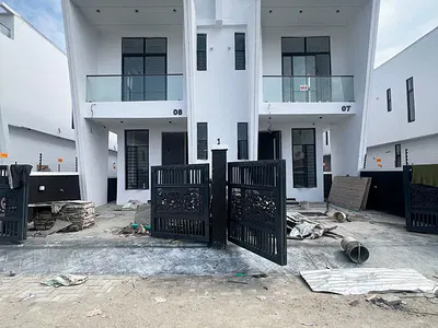 Contemporary Brand-New 4-Bedroom Semi-Detached Duplex with BQ — Ikota, Lekki, Lagos