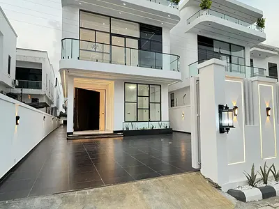 Luxurious 5-Bedrooms Fully Detached Duplex with Swimming Pool — Lekki, Lagos