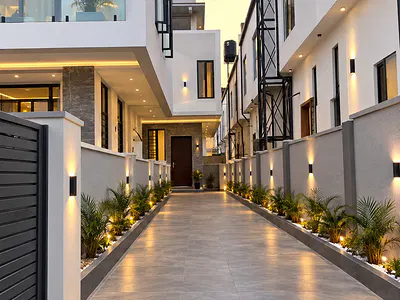 Brand New 4 Bedroom Semi Detached Duplex 2 Floors — Daffodil Estate, Chevron Drive, Lekki, Lagos