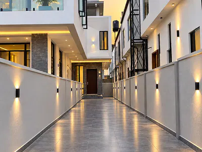 Brand New 4 Bedroom Semi Detached Duplex 2 Floors — Daffodil Estate, Chevron Drive, Lekki, Lagos
