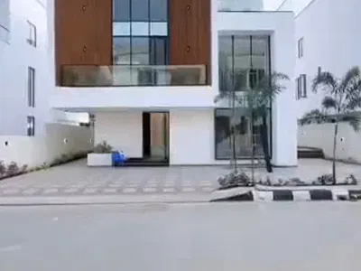 Brand New 6bedroom Duplex with 2room BQ, Cinema, Elevator, Pool& Auto — Lekki Phase 1, Lekki, Lagos