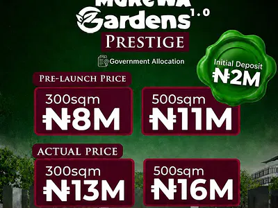 Land Free From Government Acquisitions — Near Epe Police Station, Epe, Lagos