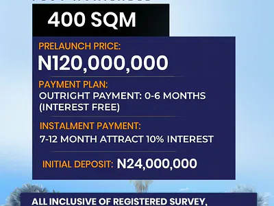 Waterfront Land with C of O and Government Allocation — Badore Lekki Ajah Lagos, Lekki, Lagos